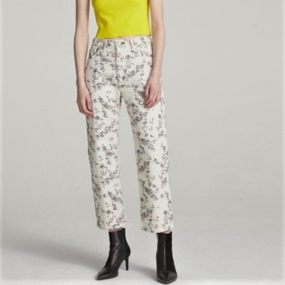 Rag & Bone Floral Boyfriend Jeans - NWT